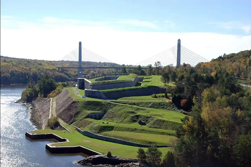 Fort Knox and Penobscot Narrows Bridge